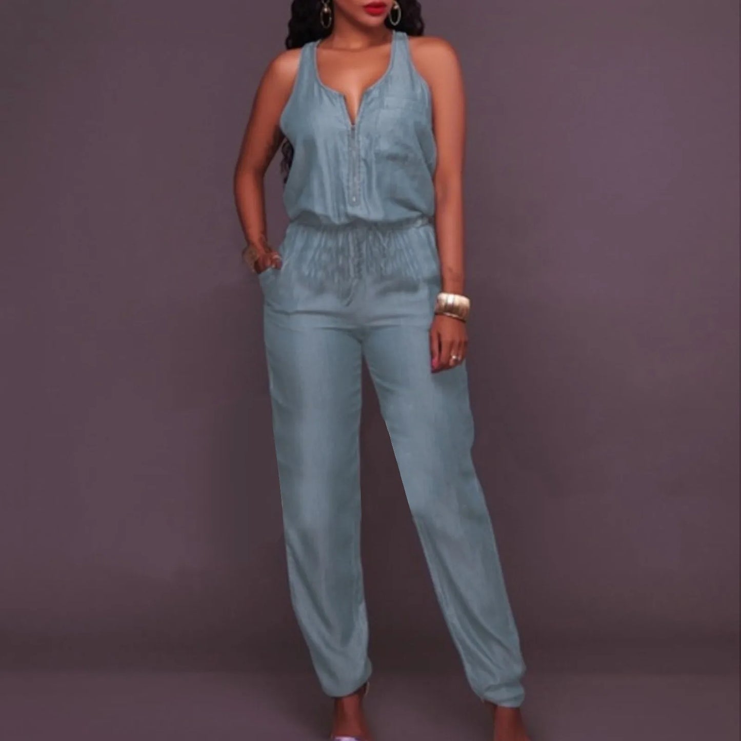 2025 Denim Jumpsuit