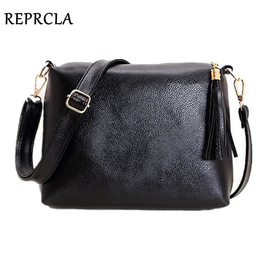 Soft leather REPRCLA fringe crossbody bag