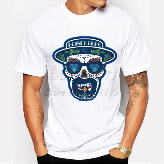 Heisenberg skull t-shirt by TOPHUB