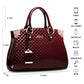 Luxury Handbags Women Bags Genuine Patent Leather Handbags Large Capacity Tote Bag Shoulder Bag For Women