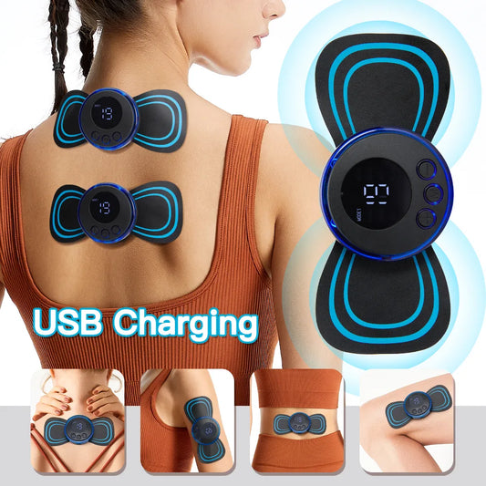 Rechargeable  EMS Cervical Vertebra Neck Massager