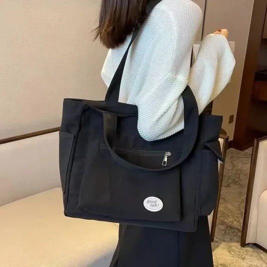 2024 New Canvas Commuter Handbag Women Bag