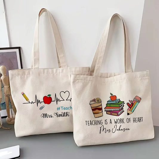 Personalized Canvas Shoulder Bags