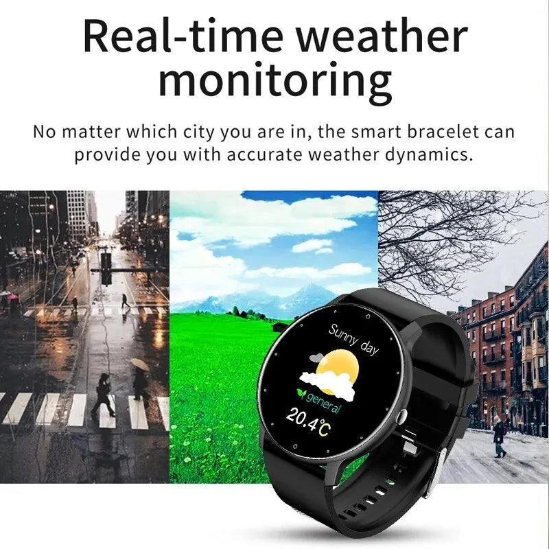 LIGE Men Smart Watch Real-time Activity Tracker