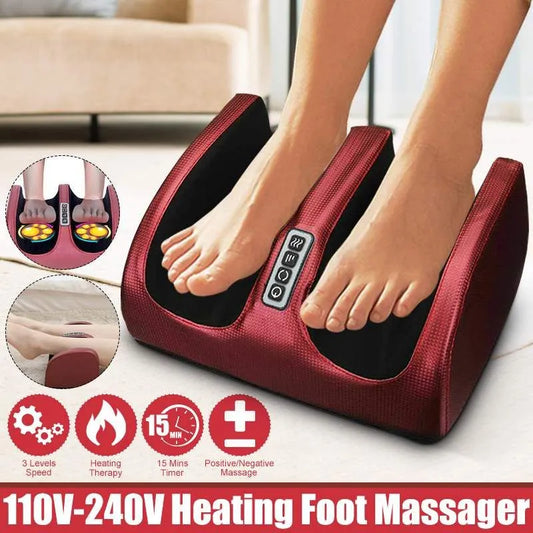 Electric Foot Massager with Heating Therapy