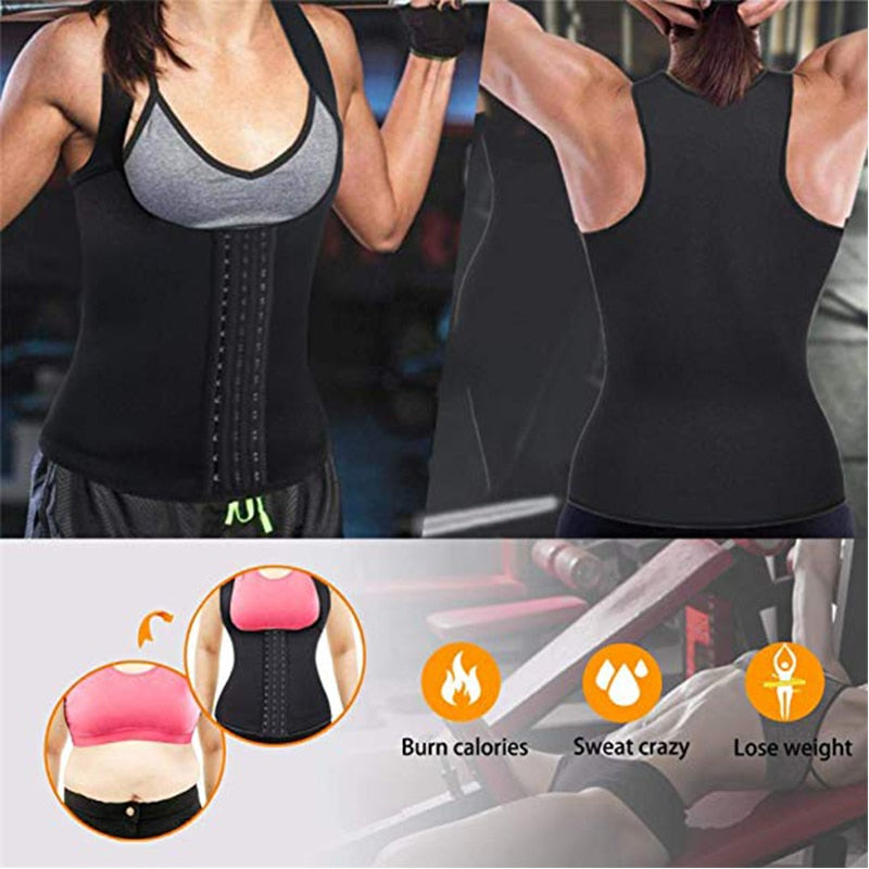 Neoprene Sauna Sweat Waist Trainer Corset