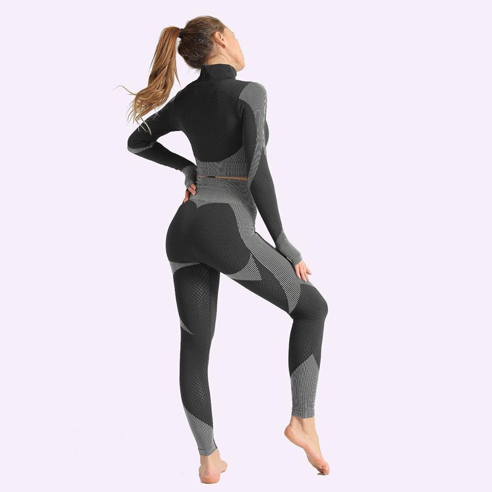 Fitness Suits Yoga Women Outfits 3pcs