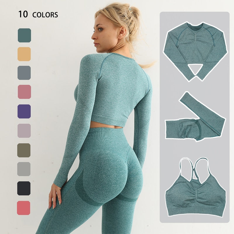 Seamless Women Yoga Set