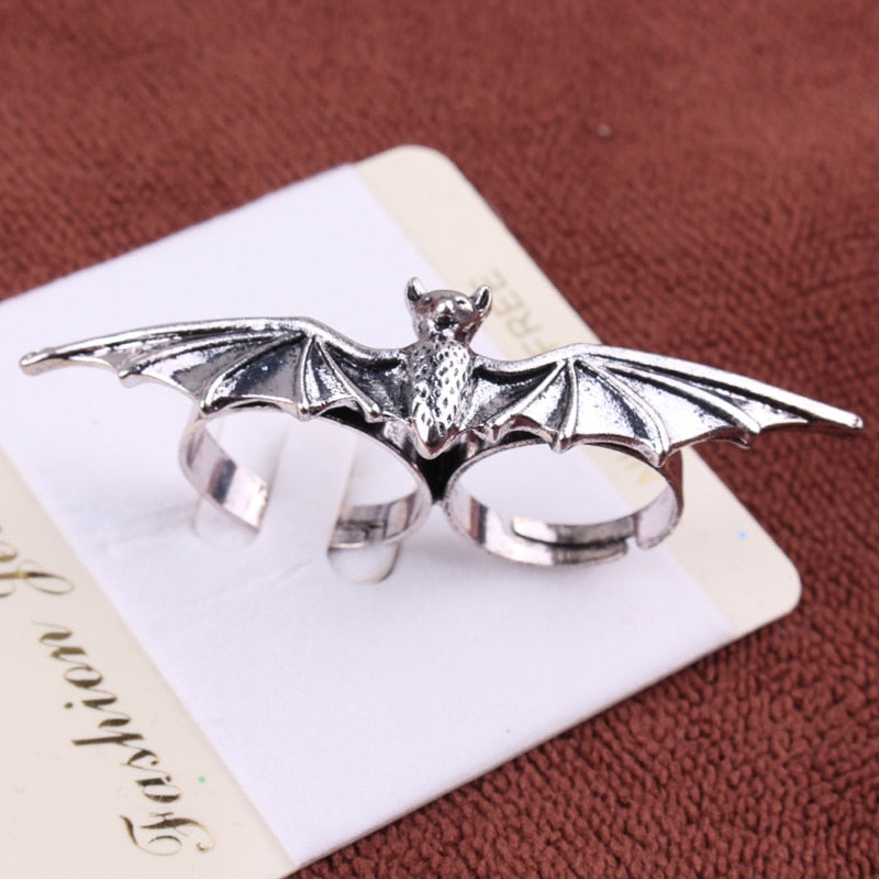 Crystal Stone Metal Bee Ring