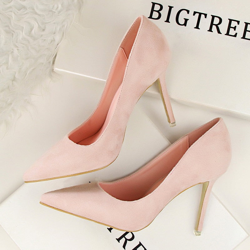 Casual Pointed Toe Stiletto