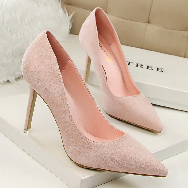 Casual Pointed Toe Stiletto