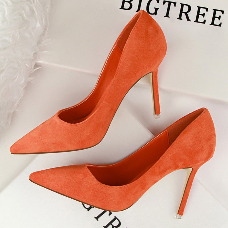 Casual Pointed Toe Stiletto