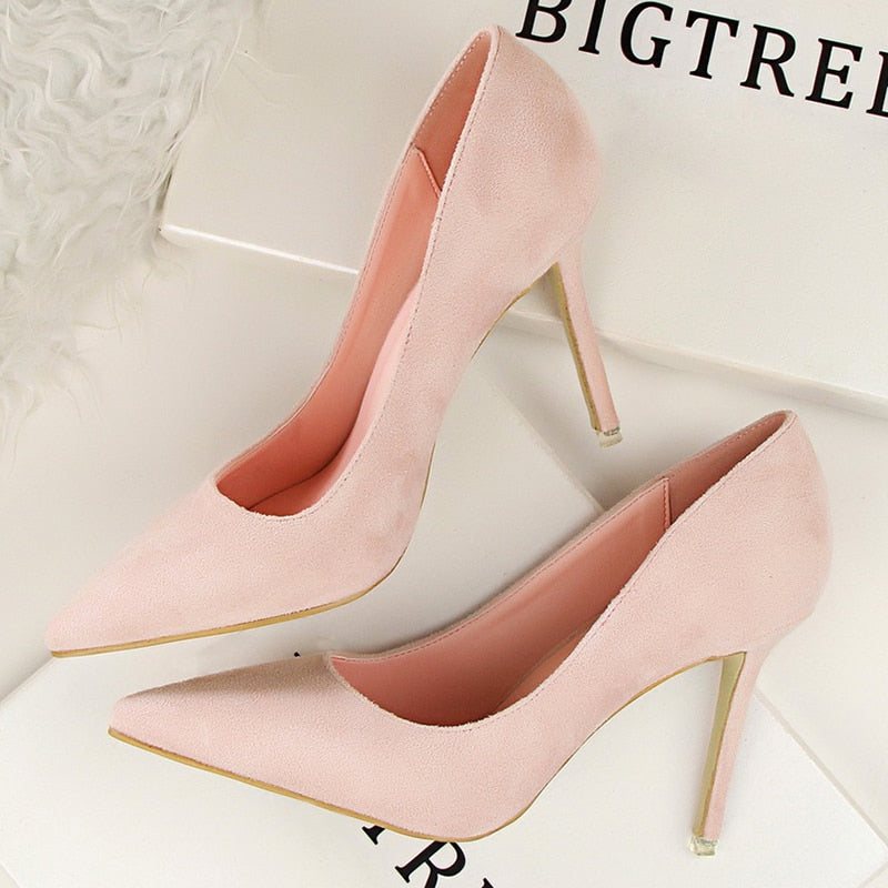 Casual Pointed Toe Stiletto