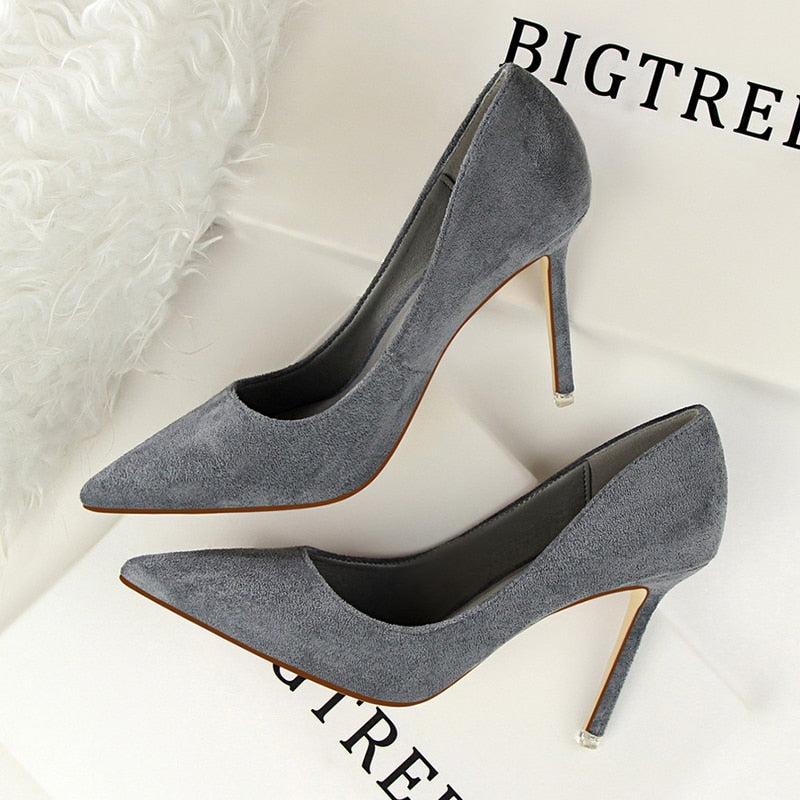 Casual Pointed Toe Stiletto