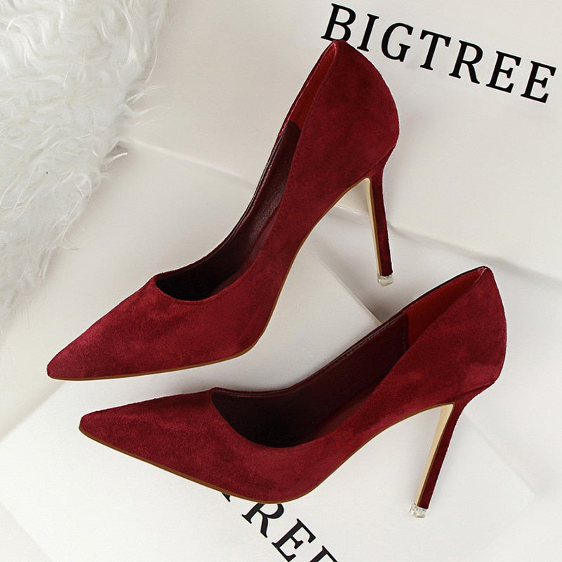 Casual Pointed Toe Stiletto