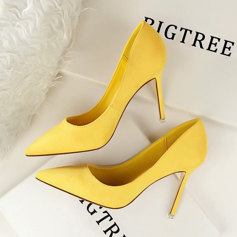 Casual Pointed Toe Stiletto