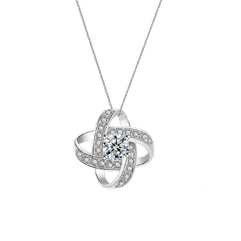 Heart knot Pendant Necklace