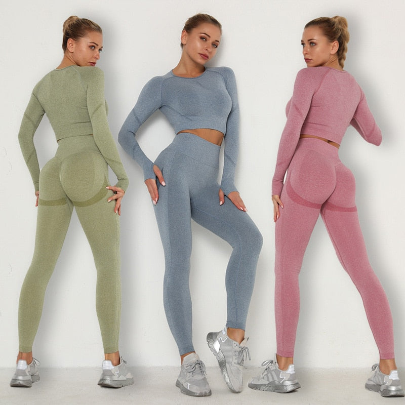 Seamless Women Yoga Set