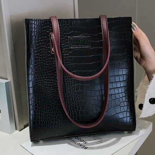 Crocodile Pattern Women Handbag