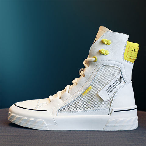 2023 Mesh Canvas Lace-Up Sneakers