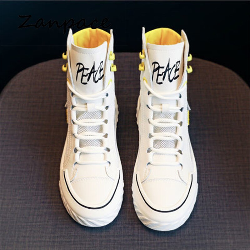 2023 Mesh Canvas Lace-Up Sneakers