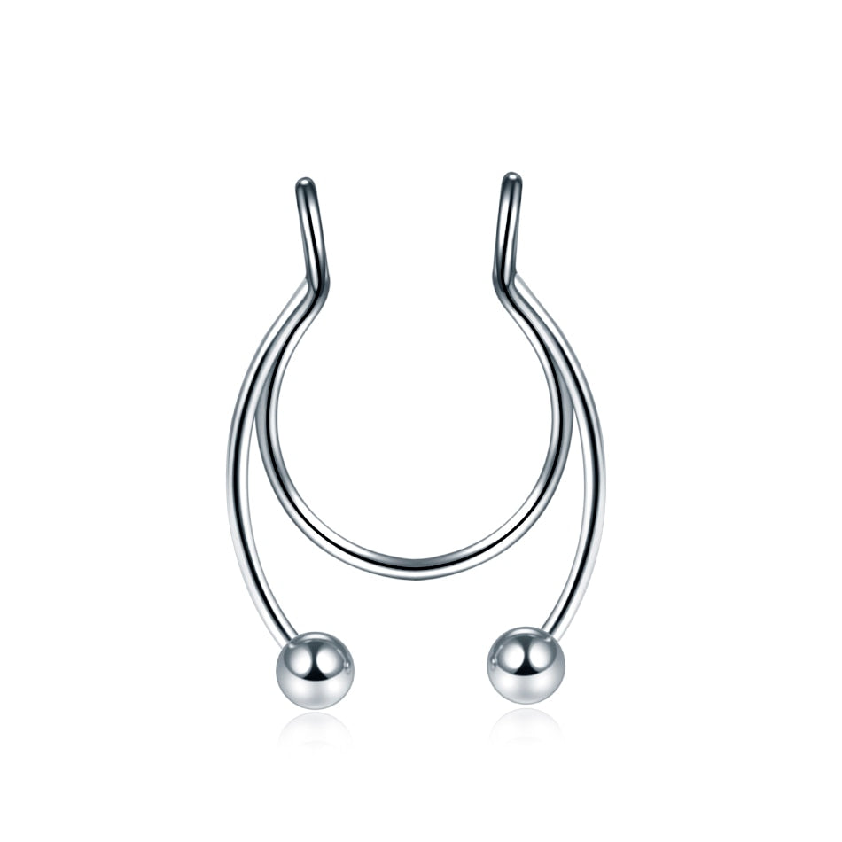 Stainless Steel Magnet Nose Ring